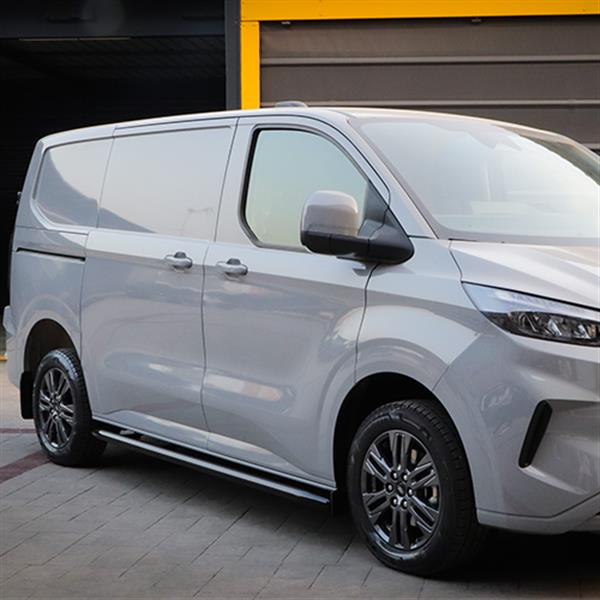 Grote foto sidebars zwart rvs ford transit custom 2023 auto onderdelen overige auto onderdelen