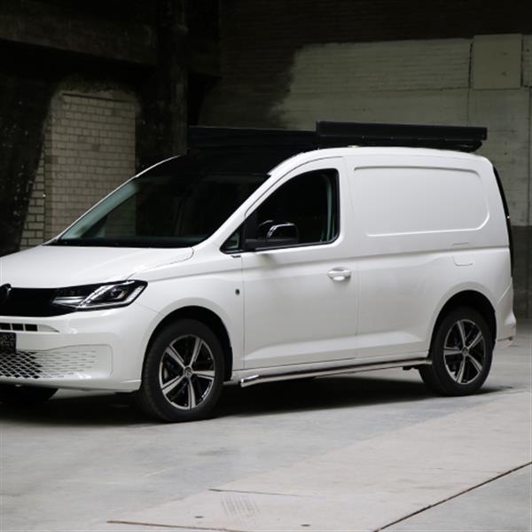 Grote foto sidebars rvs zilver volkswagen caddy cargo 5 2020 auto onderdelen overige auto onderdelen