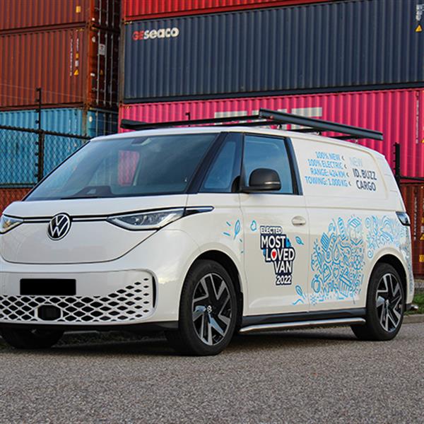 Grote foto sidebars rvs zilver volkswagen id.buzz 2022 auto onderdelen overige auto onderdelen