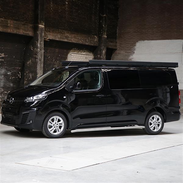 Grote foto sidebars rvs zilver opel vivaro 2019 2024 auto onderdelen overige auto onderdelen