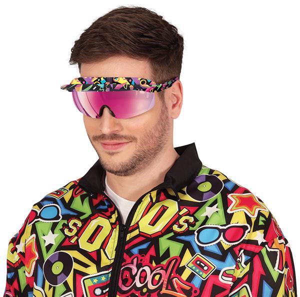 Grote foto neon 80s bril roze verzamelen overige verzamelingen