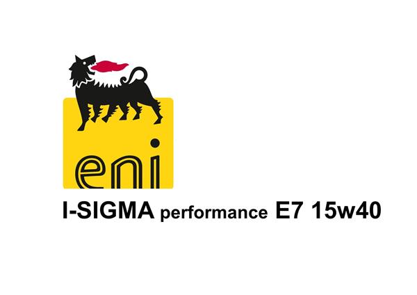 Grote foto eni i sigma performance e7 15w40 tuin en terras werktuigen