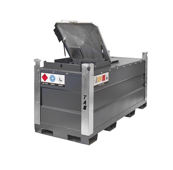 Grote foto dieseltank mobiel fuel box 2000 230v pomp doe het zelf en verbouw compressors