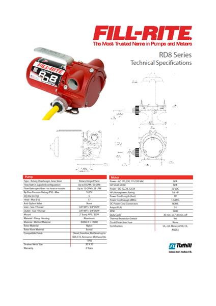 Grote foto pomp fill rite atex 12v doe het zelf en verbouw compressors