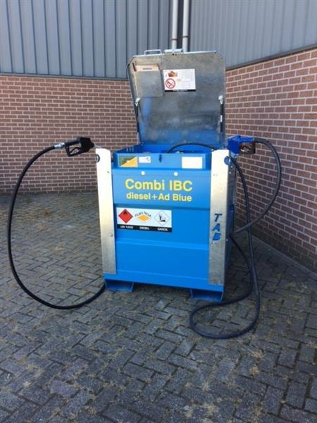 Grote foto dieseltank mobiel fuel box 0950 240 ltr rvs tank voor adblue 12v pomp doe het zelf en verbouw compressors