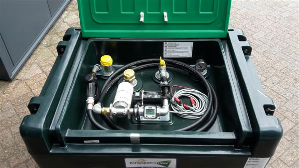Grote foto dieseltank mobiel tm 430 230v pomp doe het zelf en verbouw compressors