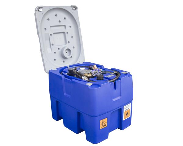 Grote foto dieseltank mobiel tech tank 220 liter 12v pomp doe het zelf en verbouw compressors