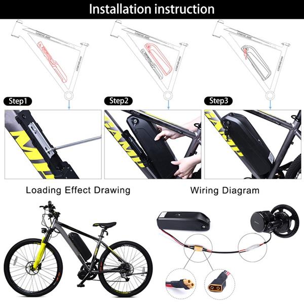 Grote foto 36v 17.5ah e bike accu incl lader fietsen en brommers elektrische fietsen