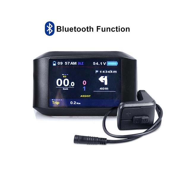 Grote foto bluetooth 750c display voor bafang fietsen en brommers elektrische fietsen