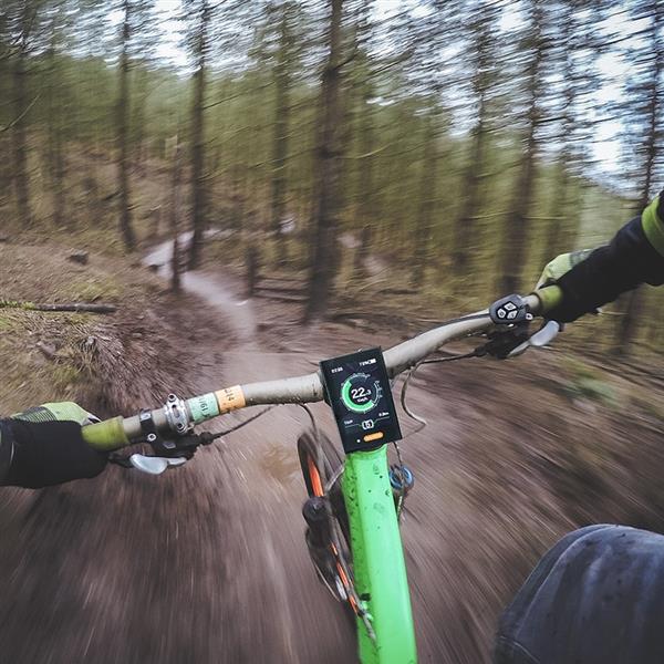 Grote foto elektrische fiets tft display voor bafang bbs mid drive motor fiets ebike computer fietsen en brommers elektrische fietsen