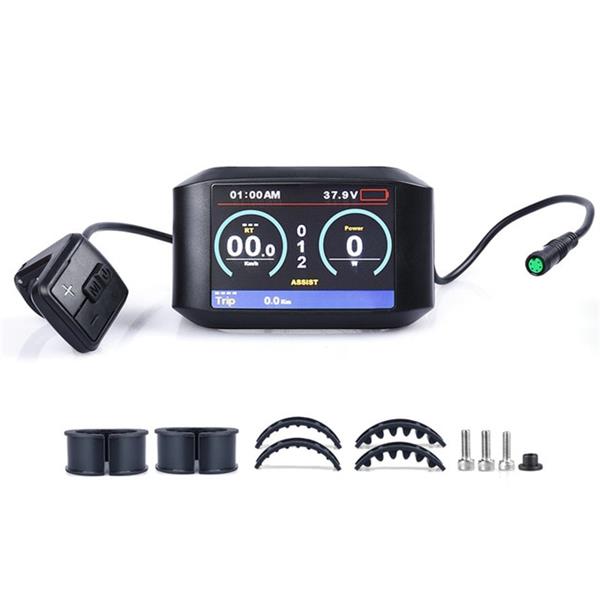 Grote foto elektrische fiets tft display voor bafang bbs mid drive motor fiets ebike computer fietsen en brommers elektrische fietsen