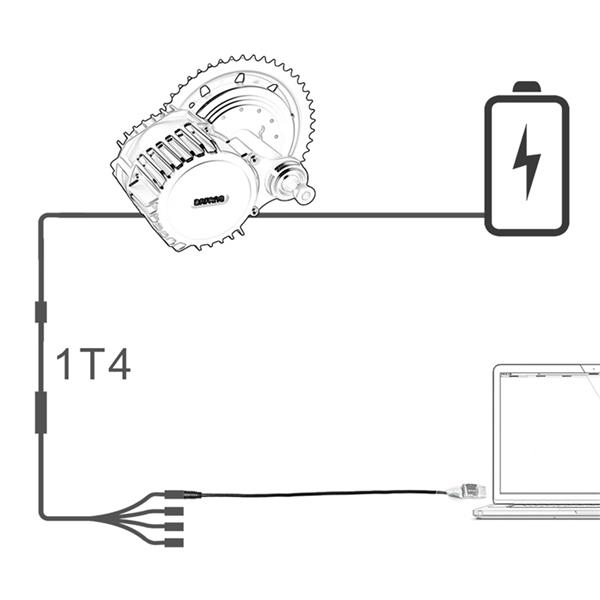 Grote foto usb programeer kabel voor 8fun bafang motoren overige accessoires