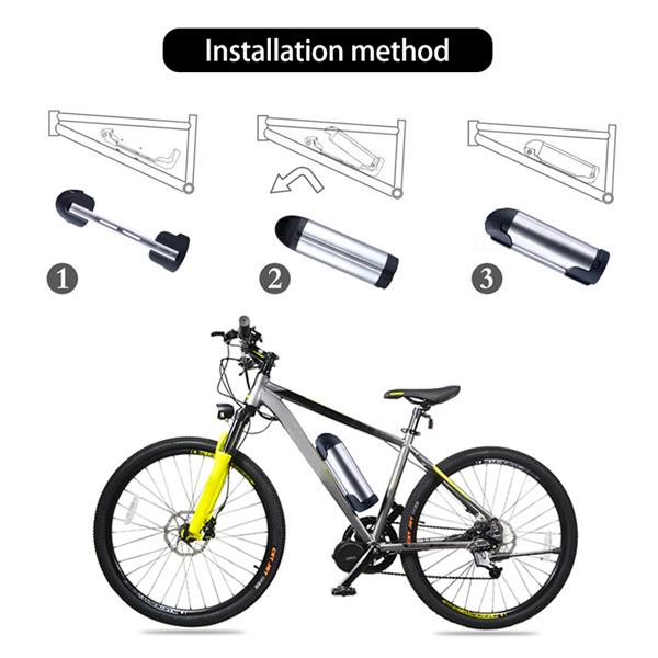 Grote foto 36 v 10.4 ah li ion lithium e bike bidon batterij fietsen en brommers elektrische fietsen
