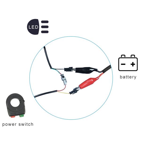 Grote foto elektrische fiets led koplamp 12w met claxon fietsen en brommers elektrische fietsen