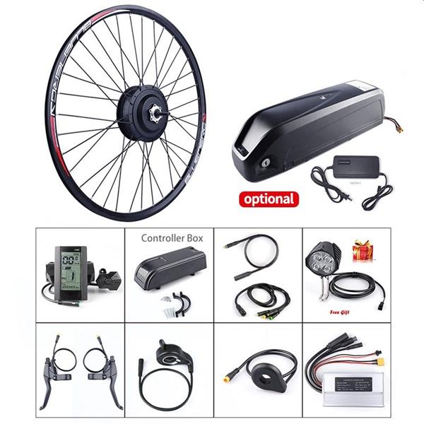 Grote foto bafang voorwiel motor 48v 500w e bike conversie kit fietsen en brommers elektrische fietsen