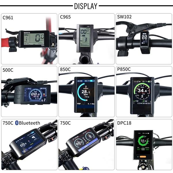 Grote foto bafang voorwiel motor 48v 500w e bike conversie kit fietsen en brommers elektrische fietsen