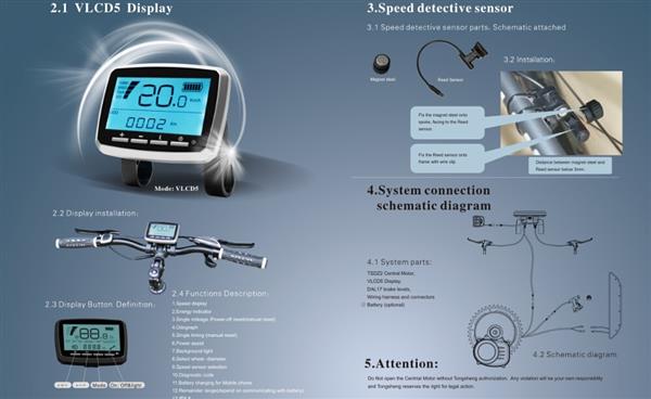 Grote foto tongsheng 36v 250w tsdz2 incl ebike accu fietsen en brommers elektrische fietsen