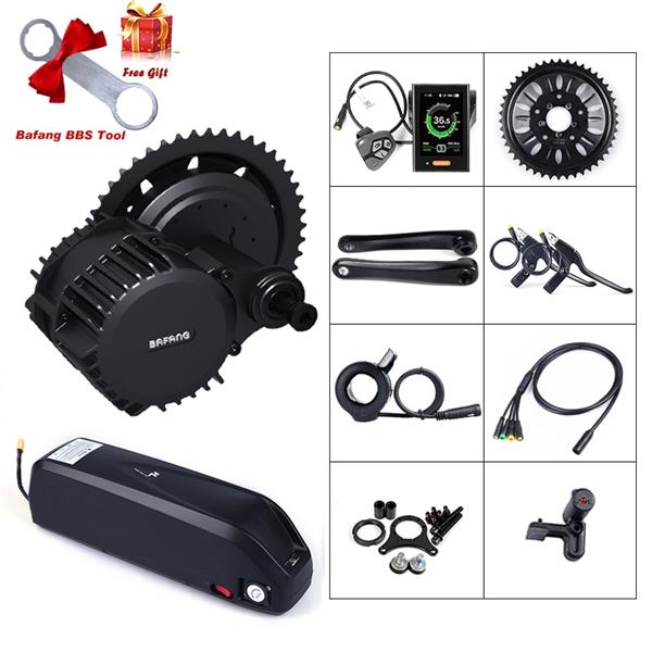 Grote foto bafang bbshd 1000w complete set incl batterij en lader fietsen en brommers elektrische fietsen