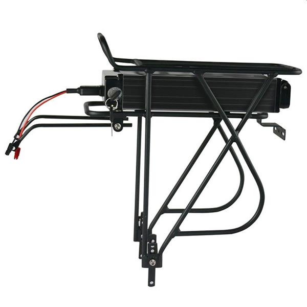 Grote foto bagagedrager accu 48v 15ah 18ah voor bafang bbs02 bbshd fietsen en brommers elektrische fietsen