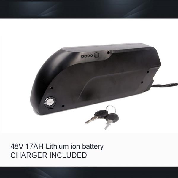 Grote foto 48v 14.4ah 17ah tiger shark batterij voor 48v e bike ombouwset fietsen en brommers elektrische fietsen