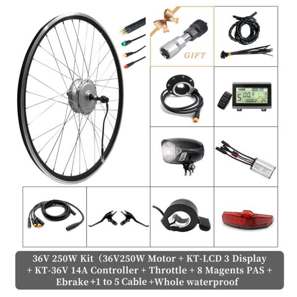 Grote foto ebike kit 36v 250w voorwiel motor ebike kit fietsen en brommers elektrische fietsen