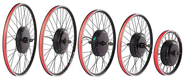 Grote foto wielmotor 48 volt 500w 1000w 1500w fietsen en brommers elektrische fietsen