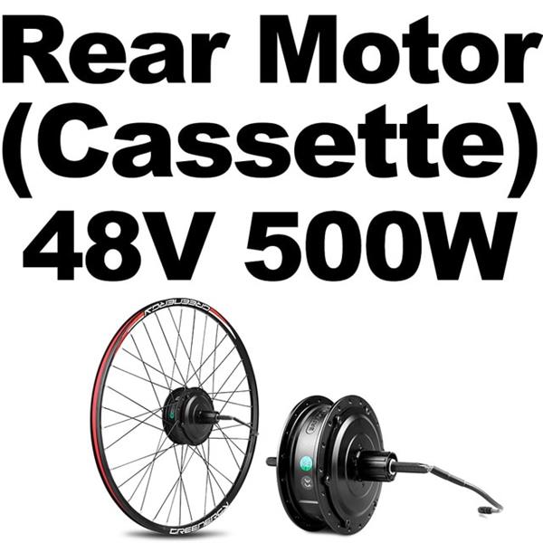 Grote foto e bike bafang achterwiel 48v 500w kit fietsen en brommers elektrische fietsen