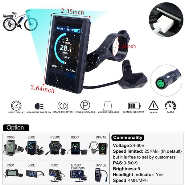 Grote foto bafang 48v 750w fat bike wheel hub motor kit fietsen en brommers elektrische fietsen