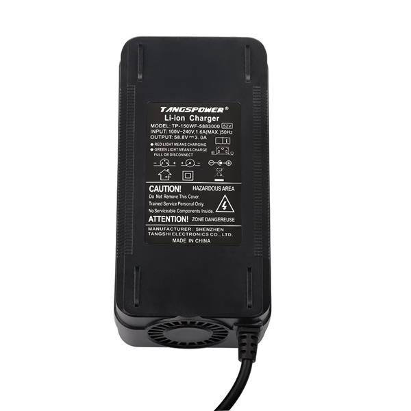 Grote foto 58.8v 3a elektrische fiets lader voor 14s 52v lithium batterij e bike charger hoge kwaliteit sterke fietsen en brommers elektrische fietsen