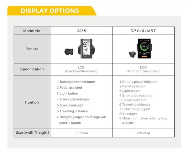 Grote foto bafang bbs01 250 w 350w 500w incl 36v17.5ah bagagedrager batterij fietsen en brommers elektrische fietsen