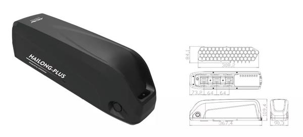 Grote foto 48v 17.5ah 840wh e bike accu incl lader 5 pin fietsen en brommers elektrische fietsen