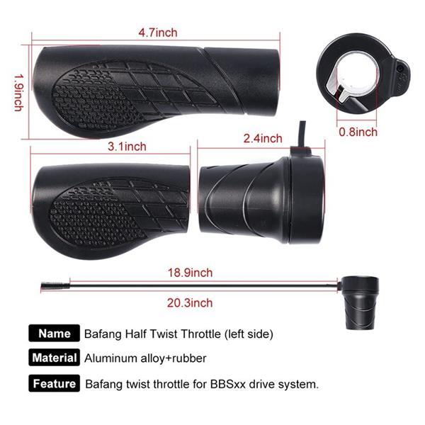 Grote foto gashendels voor bafang motoren overige accessoires