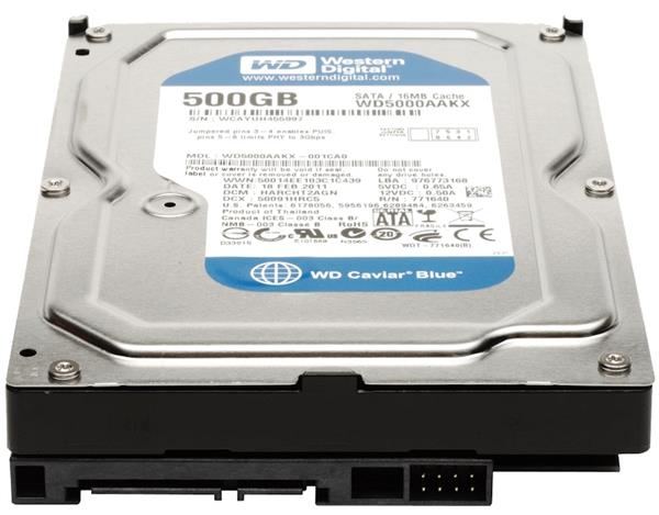 Grote foto western digital 500gb sata pc harddisk 3.5 inch garantie computers en software overige computers en software