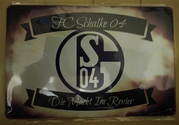 Grote foto schalke 04 metalen retro wandborden 20x30 cm verzamelen overige verzamelingen
