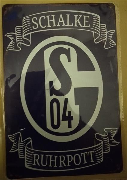 Grote foto schalke 04 metalen retro wandborden 20x30 cm verzamelen overige verzamelingen