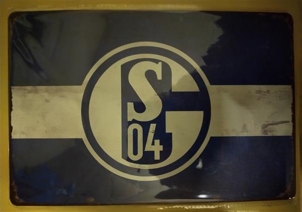 Grote foto schalke 04 metalen retro wandborden 20x30 cm verzamelen overige verzamelingen