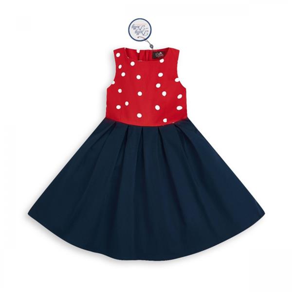 Grote foto dolly and dotty polkadot dress for little lady kinderen en baby overige