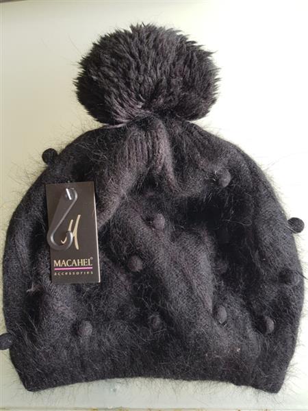 Grote foto french baret pompon kleding dames hoeden en petten