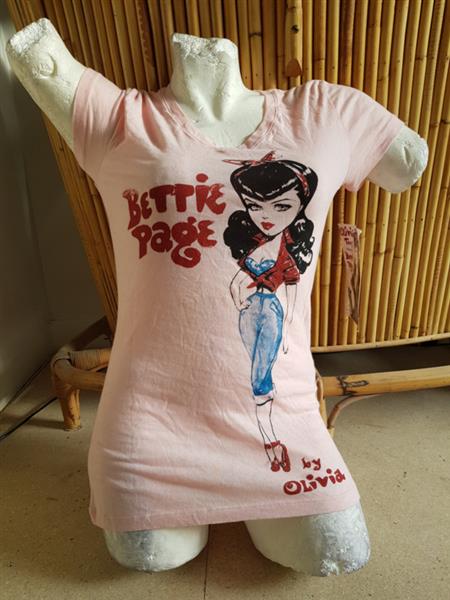 Grote foto olivia tees bettie page tshirt. kleding dames overige kledingstukken