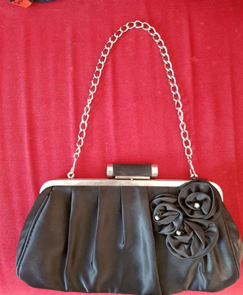 Grote foto satin rose bag. sieraden tassen en uiterlijk schoudertassen