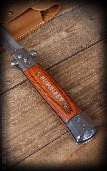 Grote foto rumble 59 switchblade comb with leather case. beauty en gezondheid gezichtsverzorging