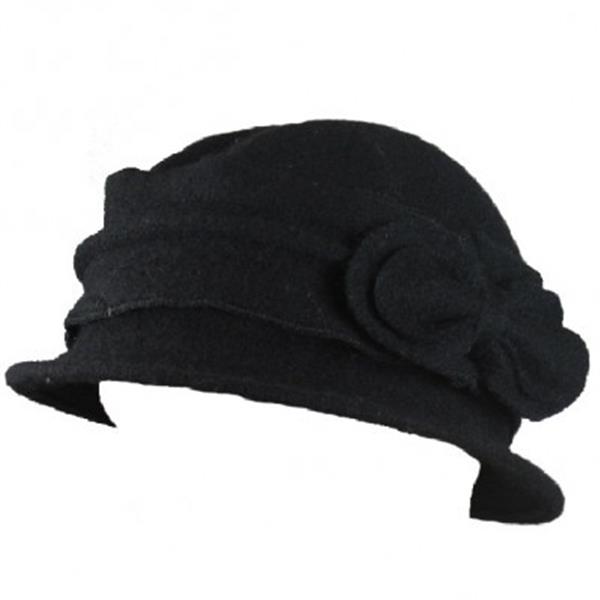 Grote foto french baret bow. kleding dames hoeden en petten