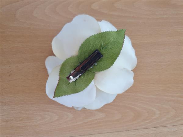 Grote foto off white pokerchip rose. kleding dames sieraden