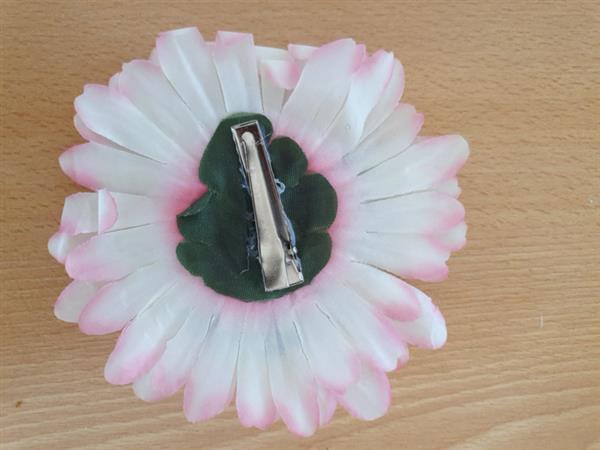 Grote foto pink heart daisy. kleding dames sieraden