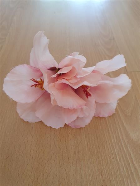 Grote foto pink pinup hair hibiscus. kleding dames sieraden