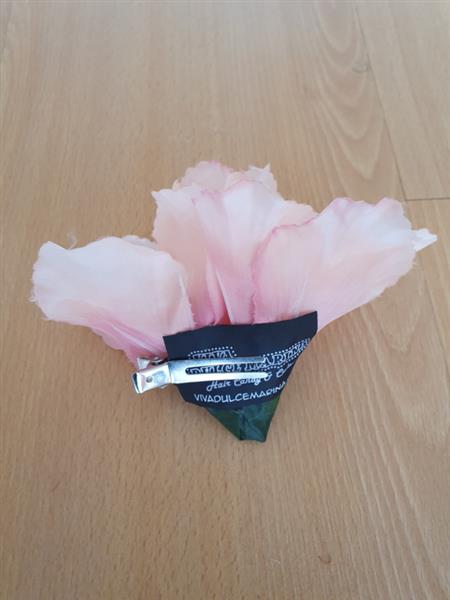 Grote foto pink pinup hair hibiscus. kleding dames sieraden