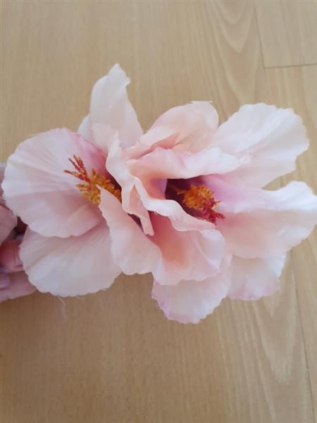 Grote foto pink pinup hair hibiscus. kleding dames sieraden