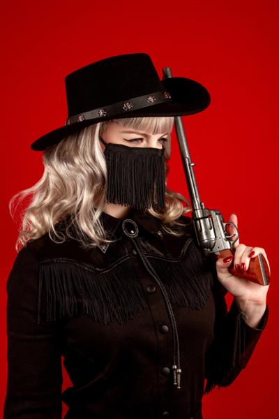 Grote foto katakomb fringe mask. kleding dames overige kledingstukken