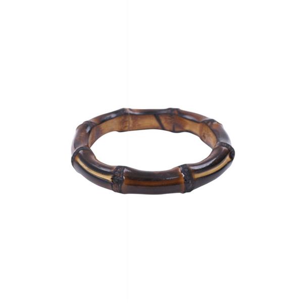 Grote foto collectif sia bamboo bangle dark. kleding dames sieraden