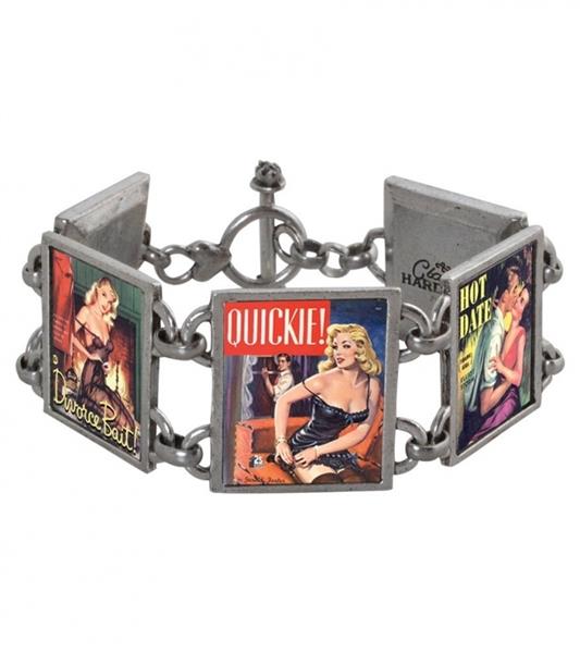 Grote foto classic hardware vintagewear pulp armband. kleding dames sieraden